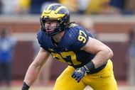 Michigan defensive end Aidan Hutchinson